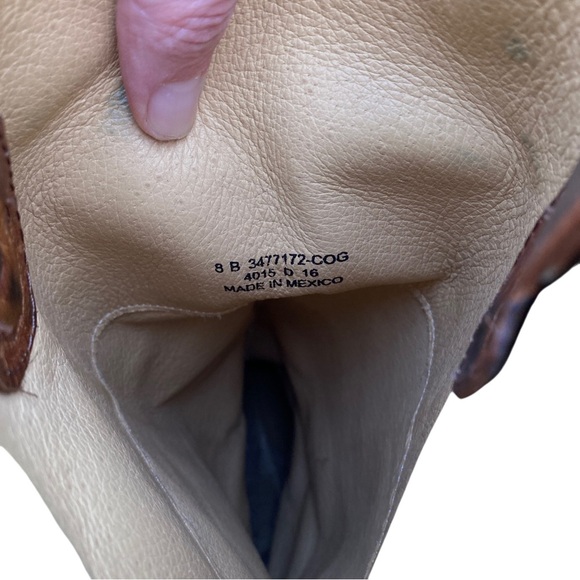 Frye Cognac Distressed Leather Boots size 8 - Picture 9 of 9